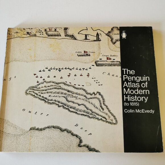 1990s Penguin Book of Modern History to 1815 by Colin McEvedy Historical Maps - Picture 1 of 9